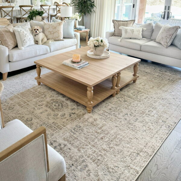 Maeve 2' X 3' Tan Geometric Area Rug - Image 2