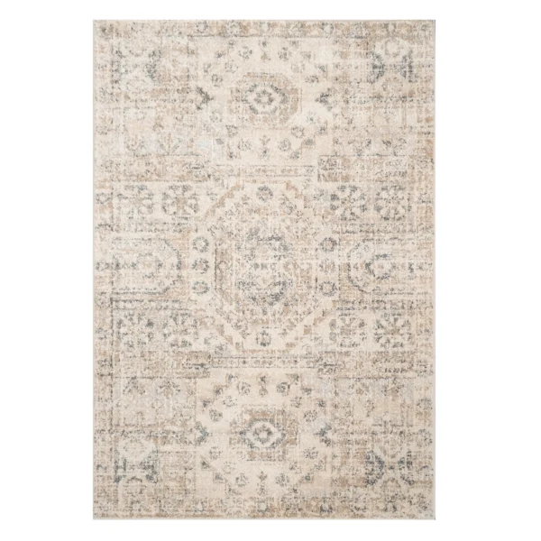 Maeve 2' X 3' Tan Geometric Area Rug