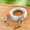 Large 40 ft Reflective Vinyl-Covered Tie-Out Cable for Dogs - Image 2