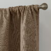 Solid Woodsmoke Rod Pocket Back Tab Blackout Curtain Panel, 52" x 84" - Image 2