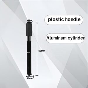 Premium Portable Mini Bike Pump with Pressure Gauge