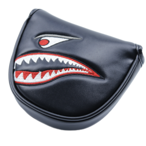 Premium Shark PU Leather Golf Blade Putter Headcover