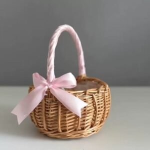 Handmade Wicker Woven Storage & Flower Basket